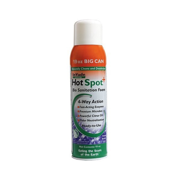Invade Hot Spot+ Bio Sanitation Foam, 19oz